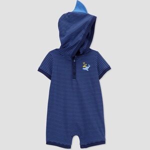 Carters Shark Romper - NB